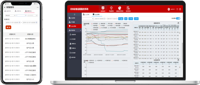 冷凍機組監(jiān)測平臺具有手機端和PC端.png